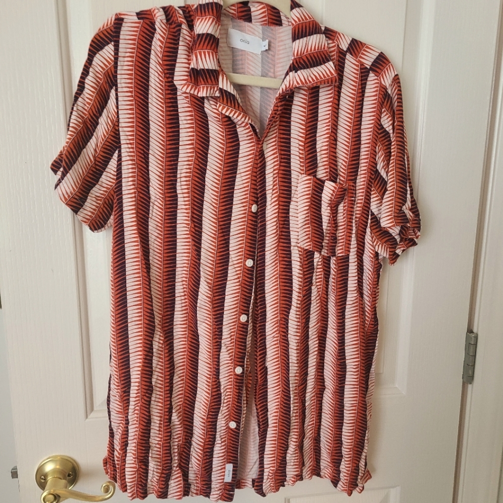 Men's onia printed shirt